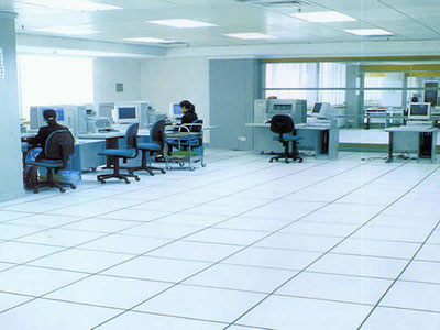 PVC dust and antistatic floor